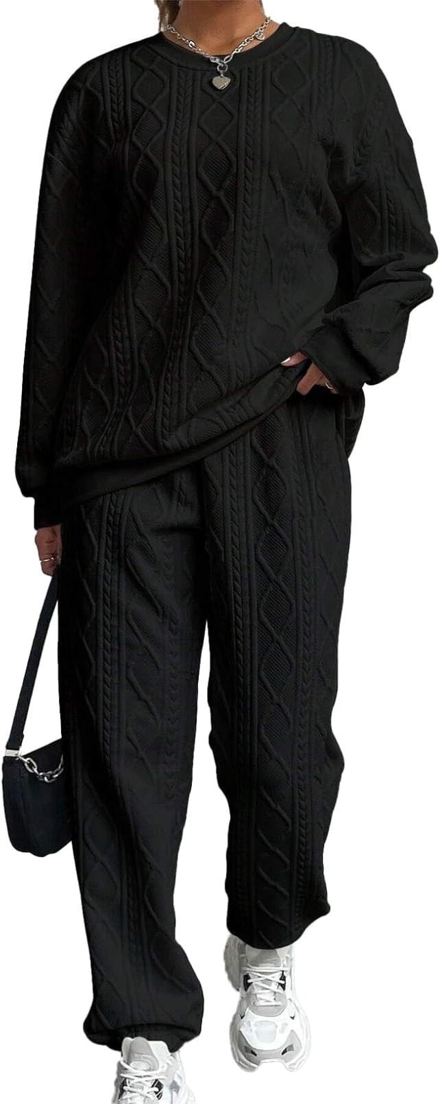 Dame Stick-Loungewear-Set Mirla-Eva Jonsson