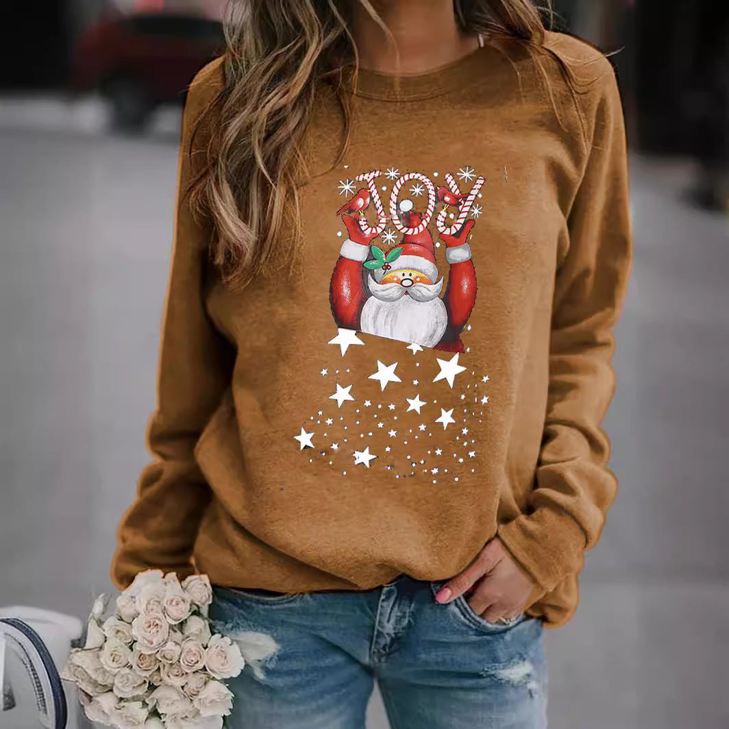 Dame Sweatshirt med festligt juls motiv Mirla-Eva Jonsson