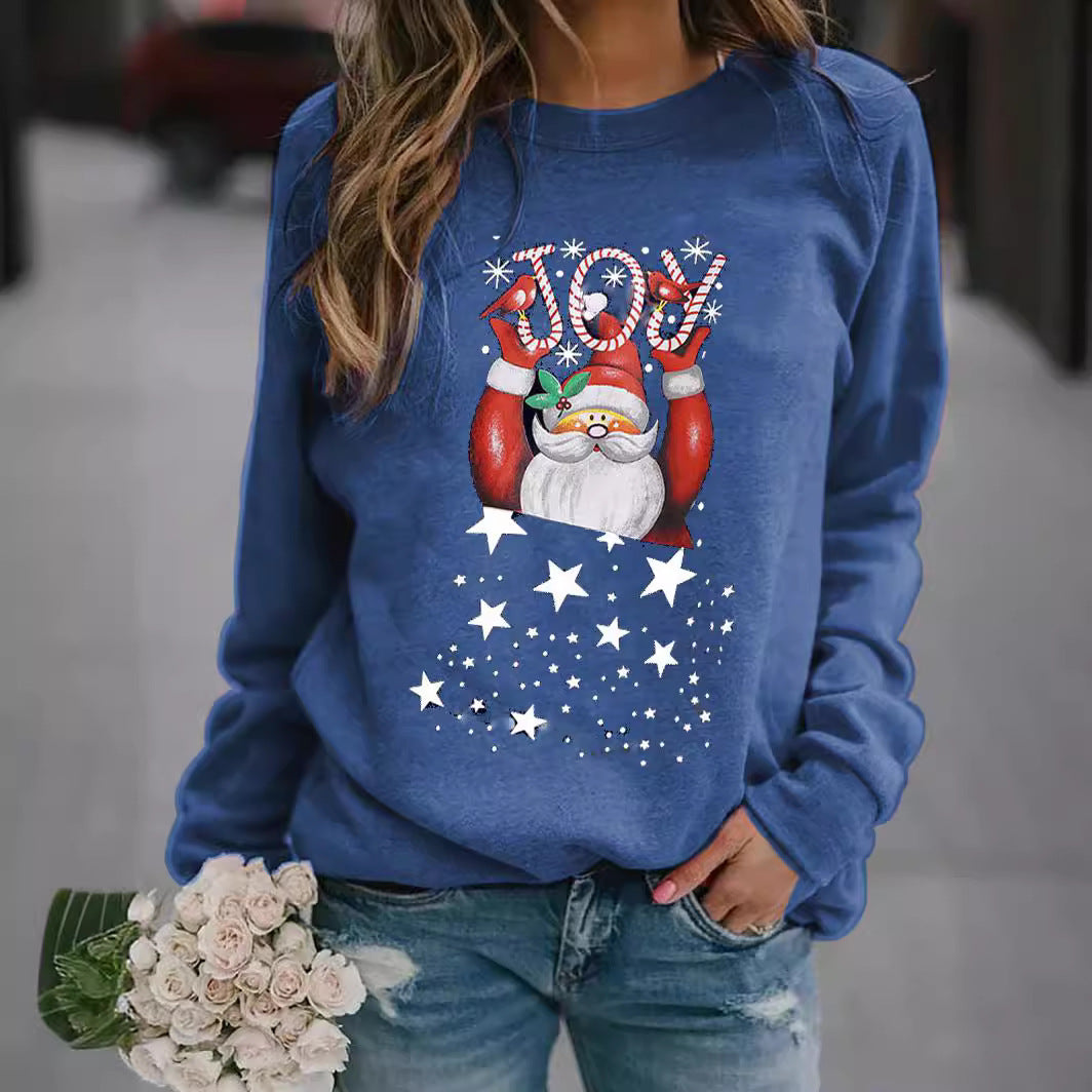 Dame Sweatshirt med festligt juls motiv Mirla-Eva Jonsson