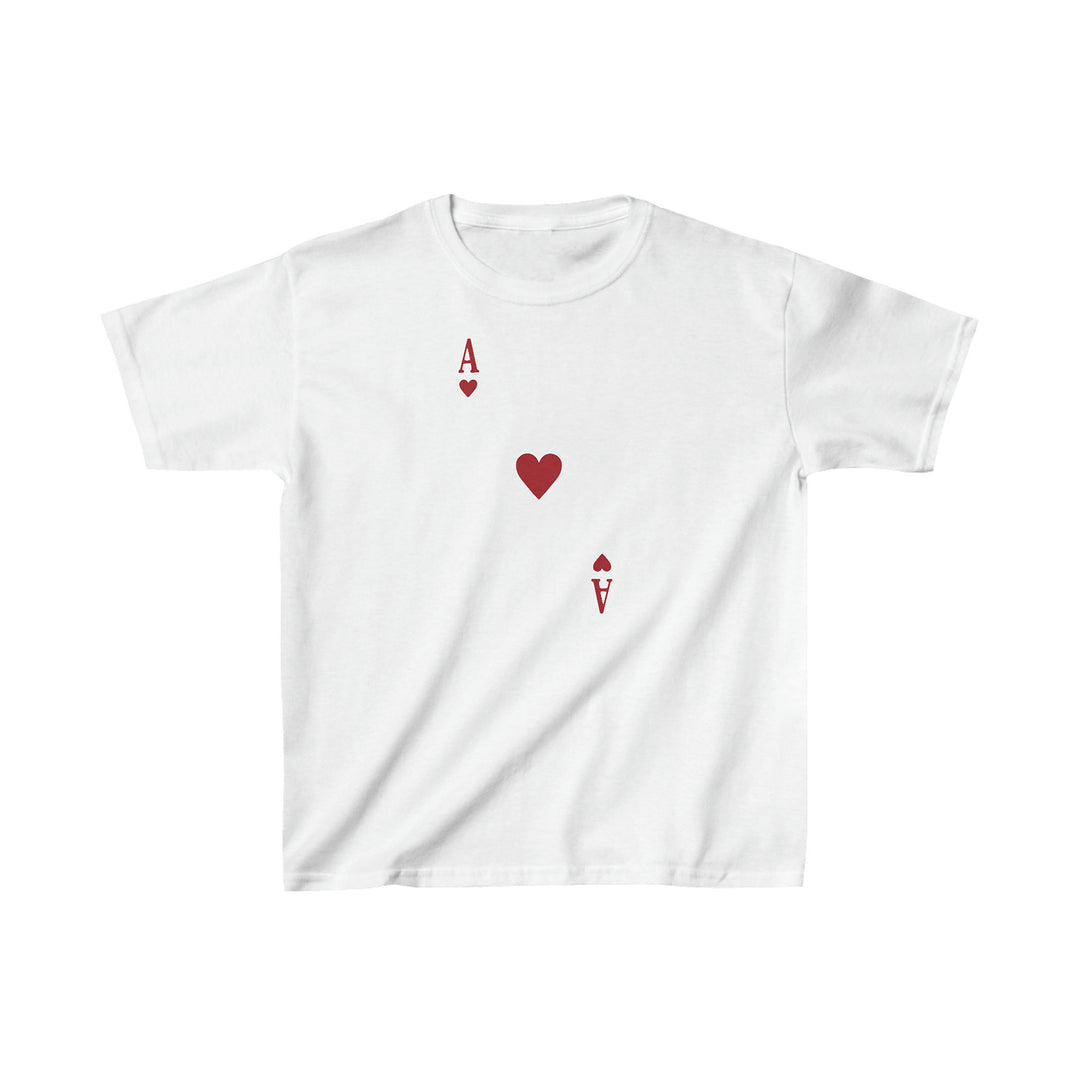 Dame T-shirt med dekorerat hjärtmotiv Mirla-Eva Jonsson