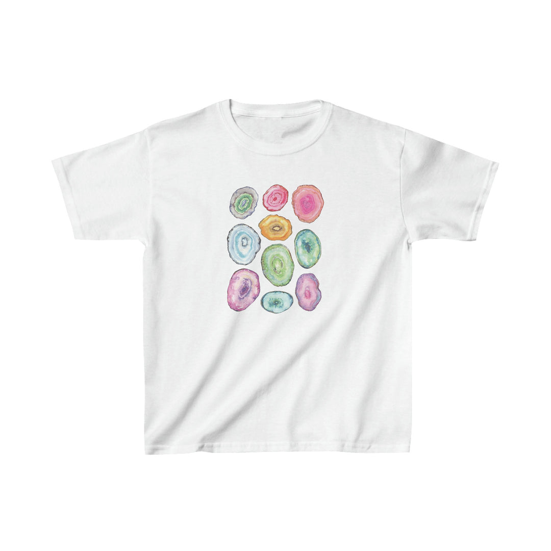 Dame T-shirt med dekorerat hjärtmotiv Mirla-Eva Jonsson