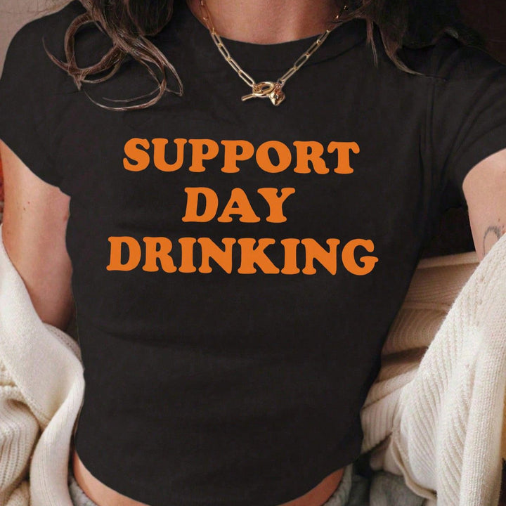 Dame T-shirt med lustig statementstryck Mirla-Eva Jonsson