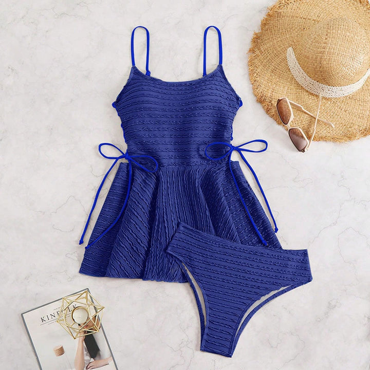 Dame Tankini med elegant drapering Mirla-Eva Jonsson