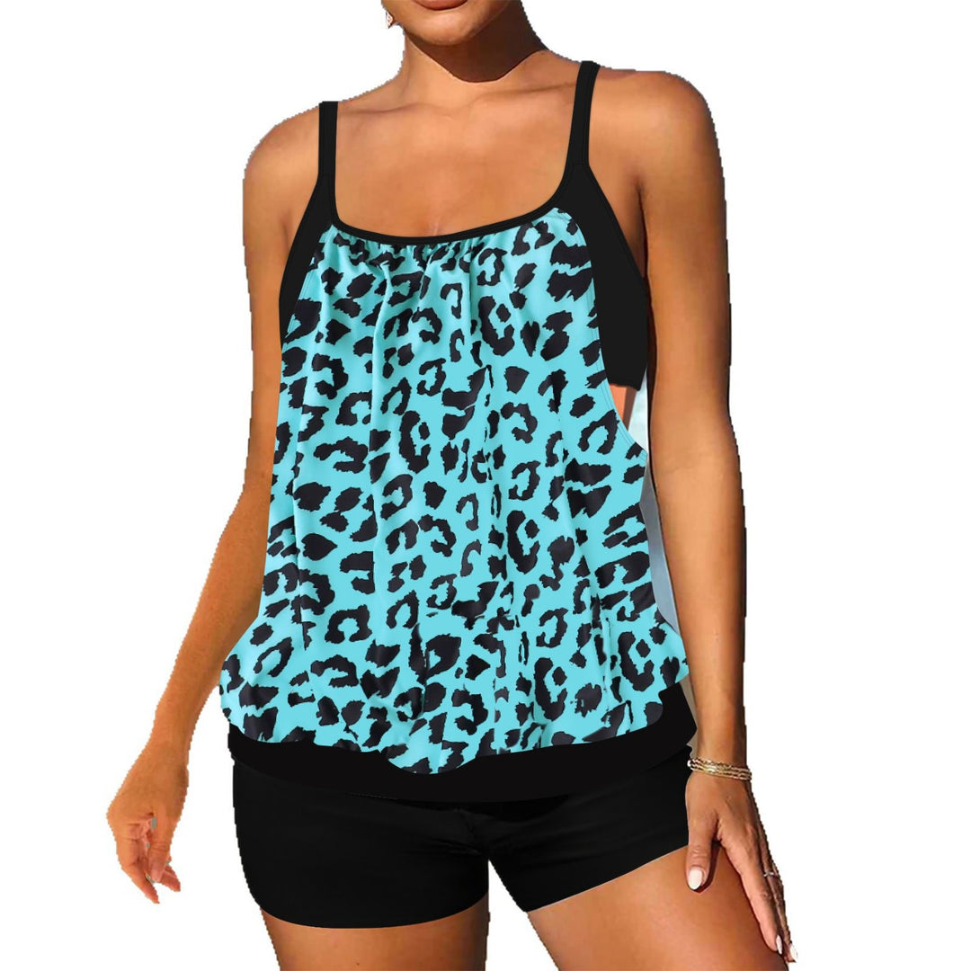 Dame Tankini med moderiktig leopardtryck Mirla-Eva Jonsson