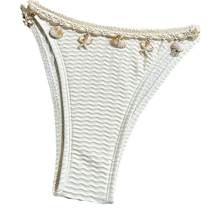 Dame Triangel-Bikini med dekorativa snäckdetaljer Mirla-Eva Jonsson