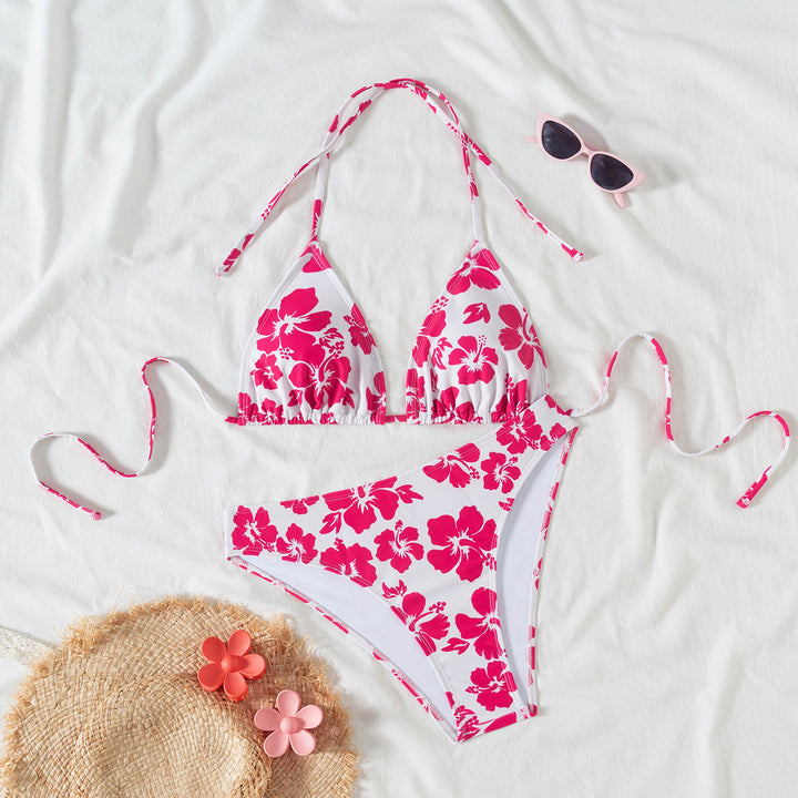 Dame Triangel-Bikini med justerbar hållare och modernt prickdesign Mirla-Eva Jonsson
