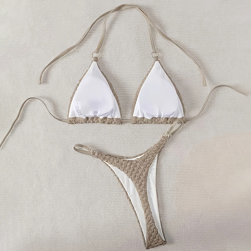 Dame Triangel-Bikini med raffinerade detaljer Mirla-Eva Jonsson
