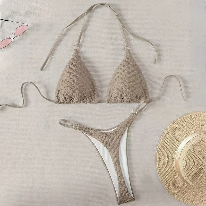 Dame Triangel-Bikini med raffinerade detaljer Mirla-Eva Jonsson