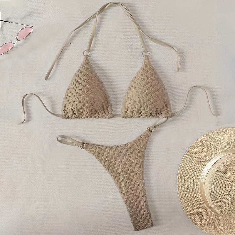 Dame Triangel-Bikini med raffinerade detaljer Mirla-Eva Jonsson
