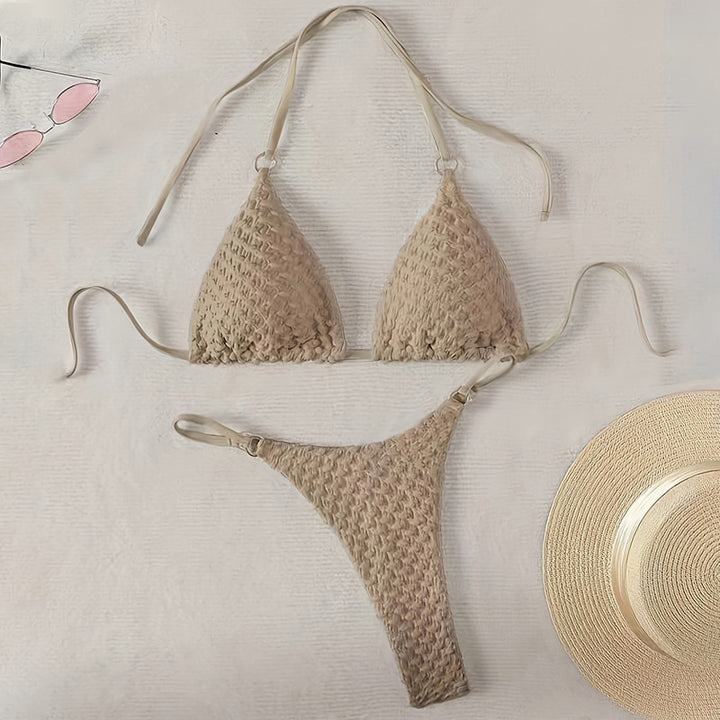 Dame Triangel-Bikini med raffinerade detaljer Mirla-Eva Jonsson