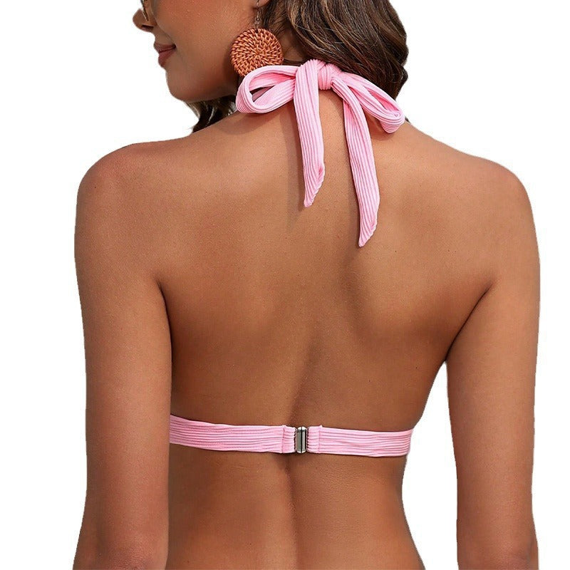 Dame Triangel-Bikiniöverdel med eleganta smyckedetaljer Mirla-Eva Jonsson