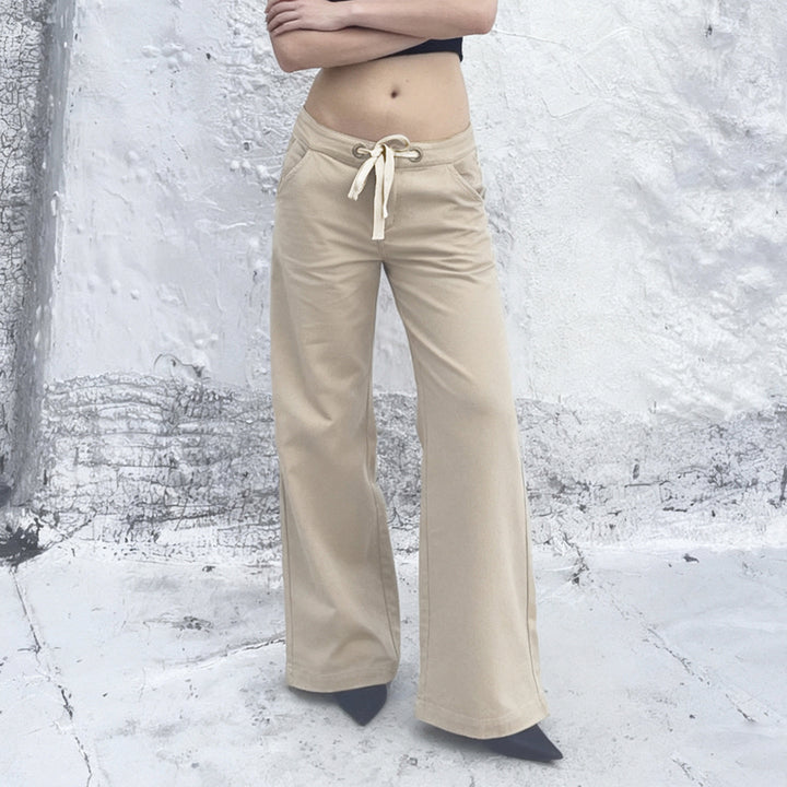 Dame Vida Cargo Pants med hög midja och sidofickor Mirla-Eva Jonsson