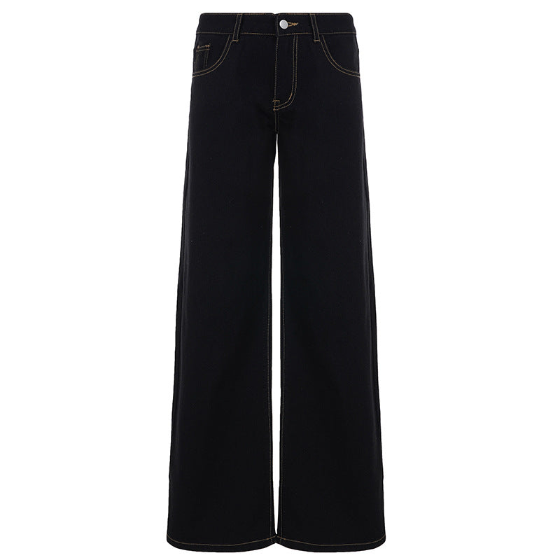Dame Vida Jeans med hög midja och fransad fåll Mirla-Eva Jonsson