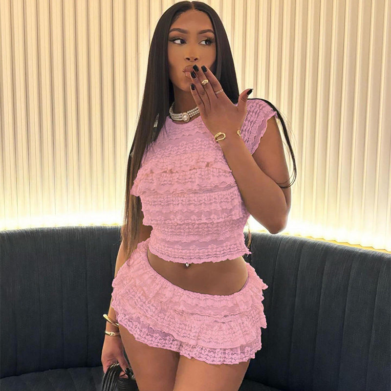 Dame Volang Klänningar med svängande kjol och elegant överdel Mirla-Eva Jonsson