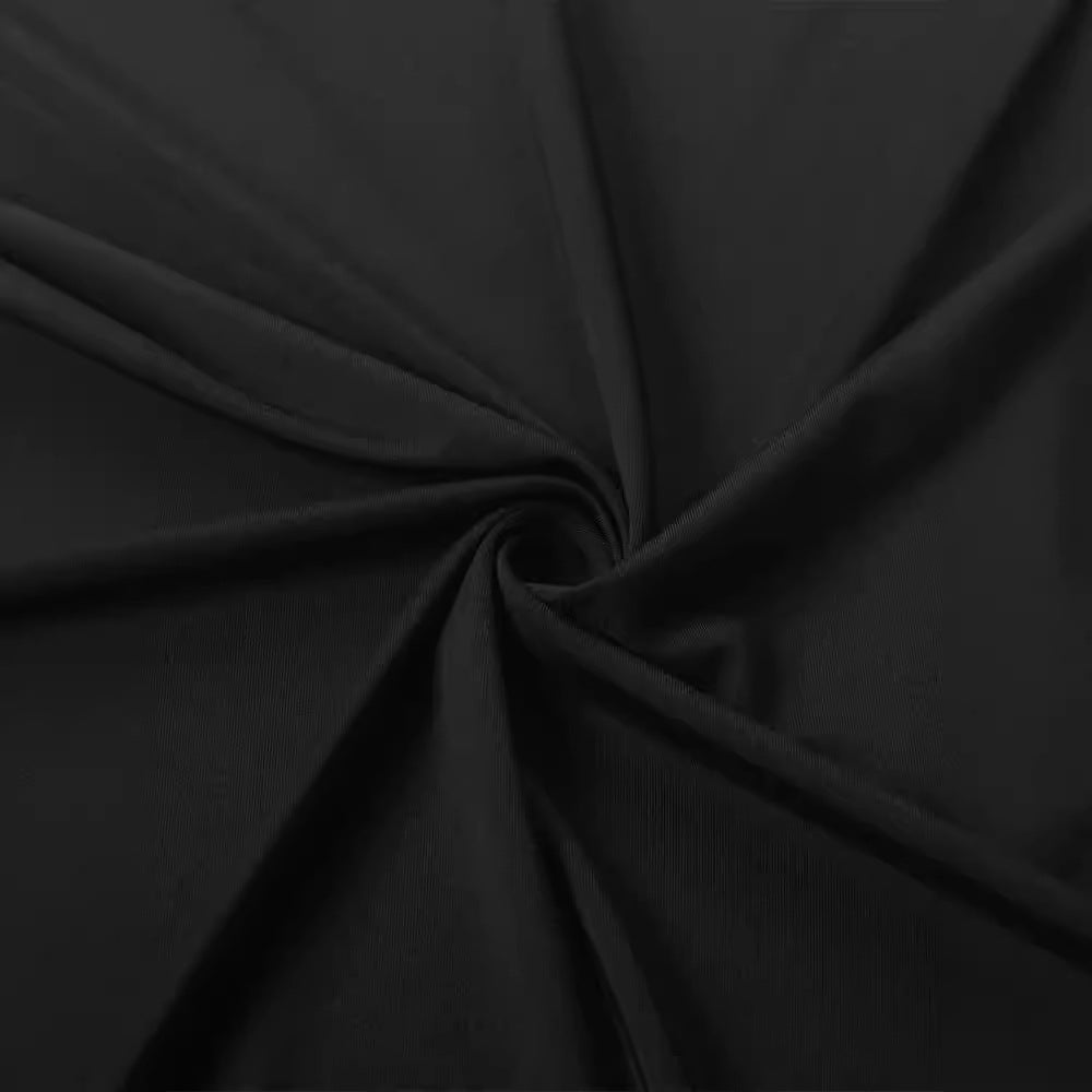 Dame Wrap Dress med djup V-ringning och halvtransparenta detaljer Mirla-Eva Jonsson