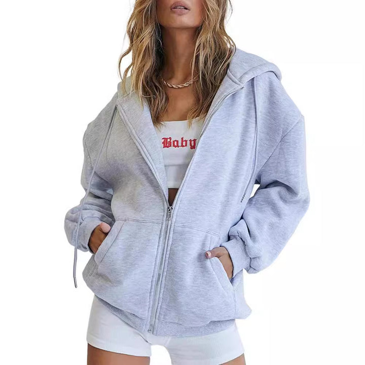 Dame Zip-Up Huva jacka Eva Jonsson-Eva Jonsson