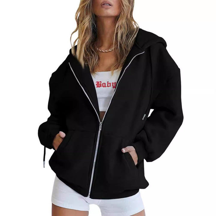 Dame Zip-Up Huva jacka Eva Jonsson-Eva Jonsson
