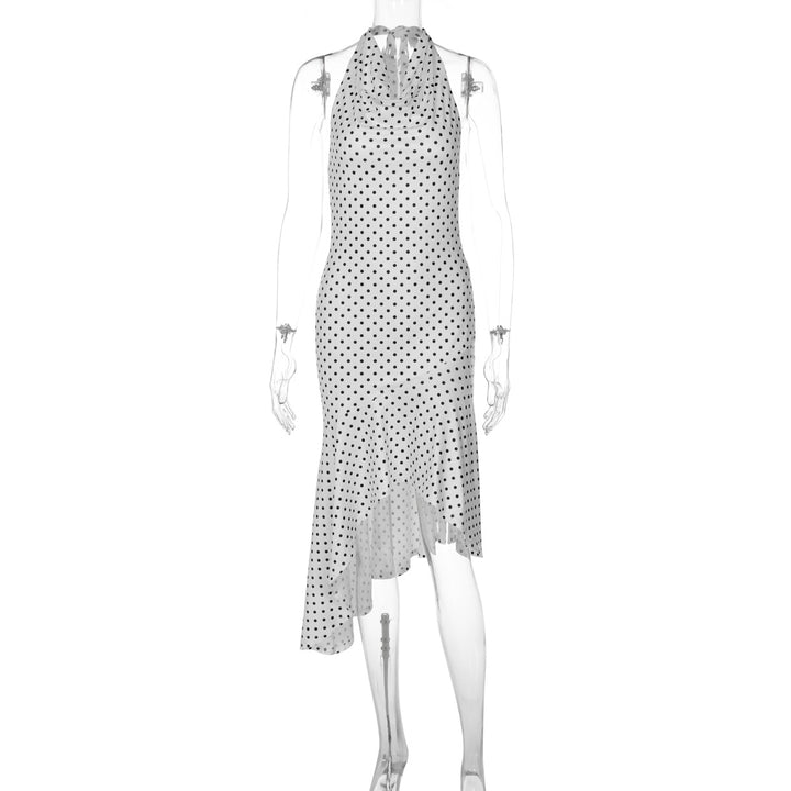 Dame ärmlös Polka-Dots klänning Mirla-Eva Jonsson