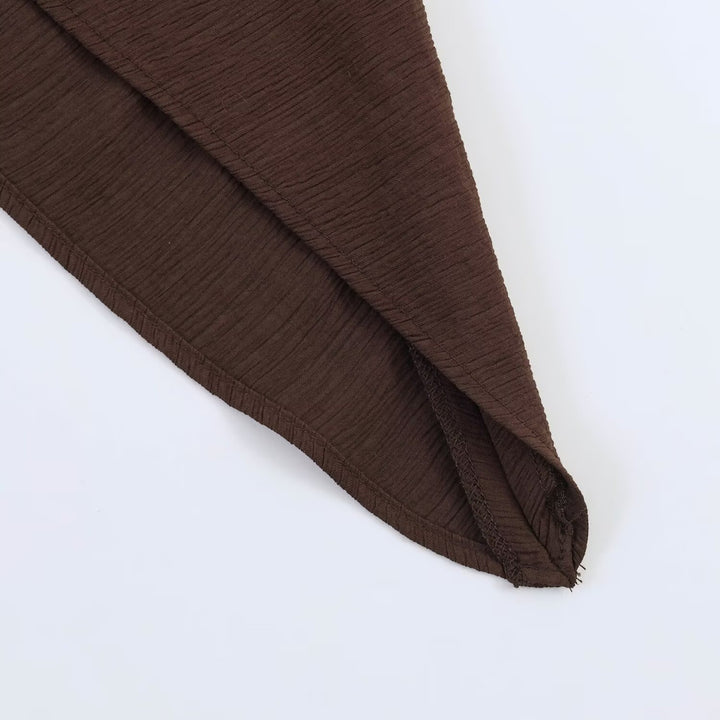 Dame asymmetrisk klänning med elegant drapering Mirla-Eva Jonsson