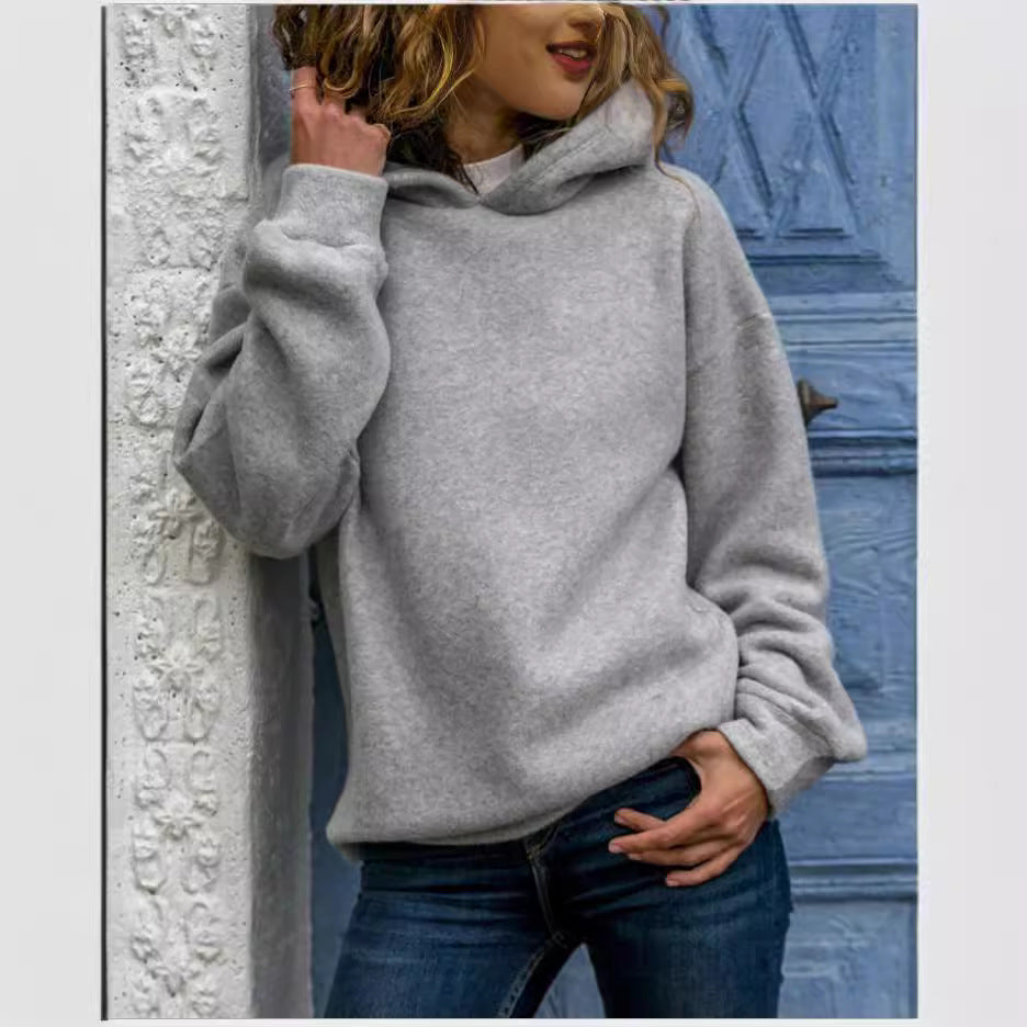 Dame avslappnad hoodie med bekväm passform och praktiska fickor Eva Jonsson-Eva Jonsson