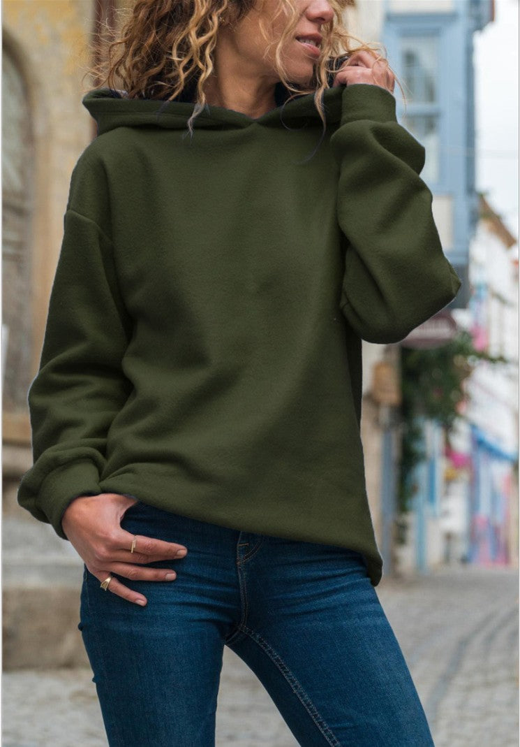 Dame avslappnad hoodie med bekväm passform och praktiska fickor Eva Jonsson-Eva Jonsson