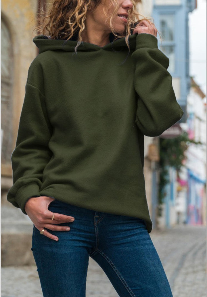 Dame avslappnad hoodie med bekväm passform och praktiska fickor Eva Jonsson-Eva Jonsson