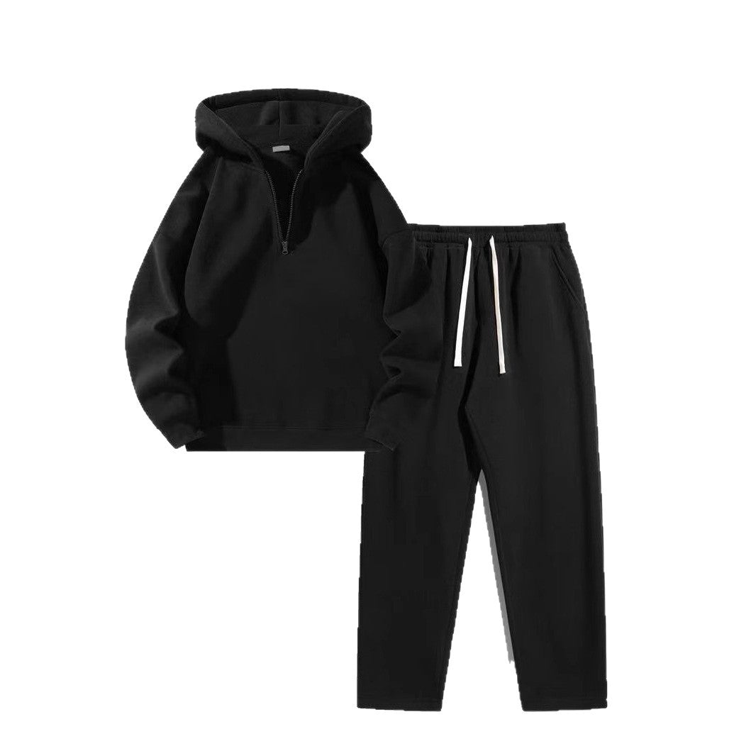 Dame avslappnad hoodies med hög krage och bekväma joggers Mirla-Eva Jonsson
