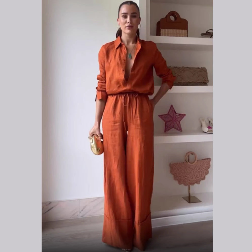 Dame avslappnad jumpsuit i elegant casual-look Mirla-Eva Jonsson