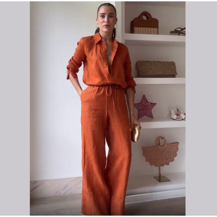 Dame avslappnad jumpsuit i elegant casual-look Mirla-Eva Jonsson