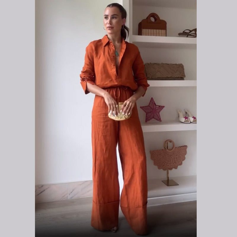 Dame avslappnad jumpsuit i elegant casual-look Mirla-Eva Jonsson