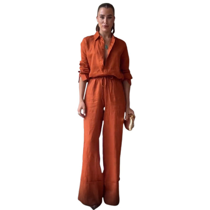 Dame avslappnad jumpsuit i elegant casual-look Mirla-Eva Jonsson