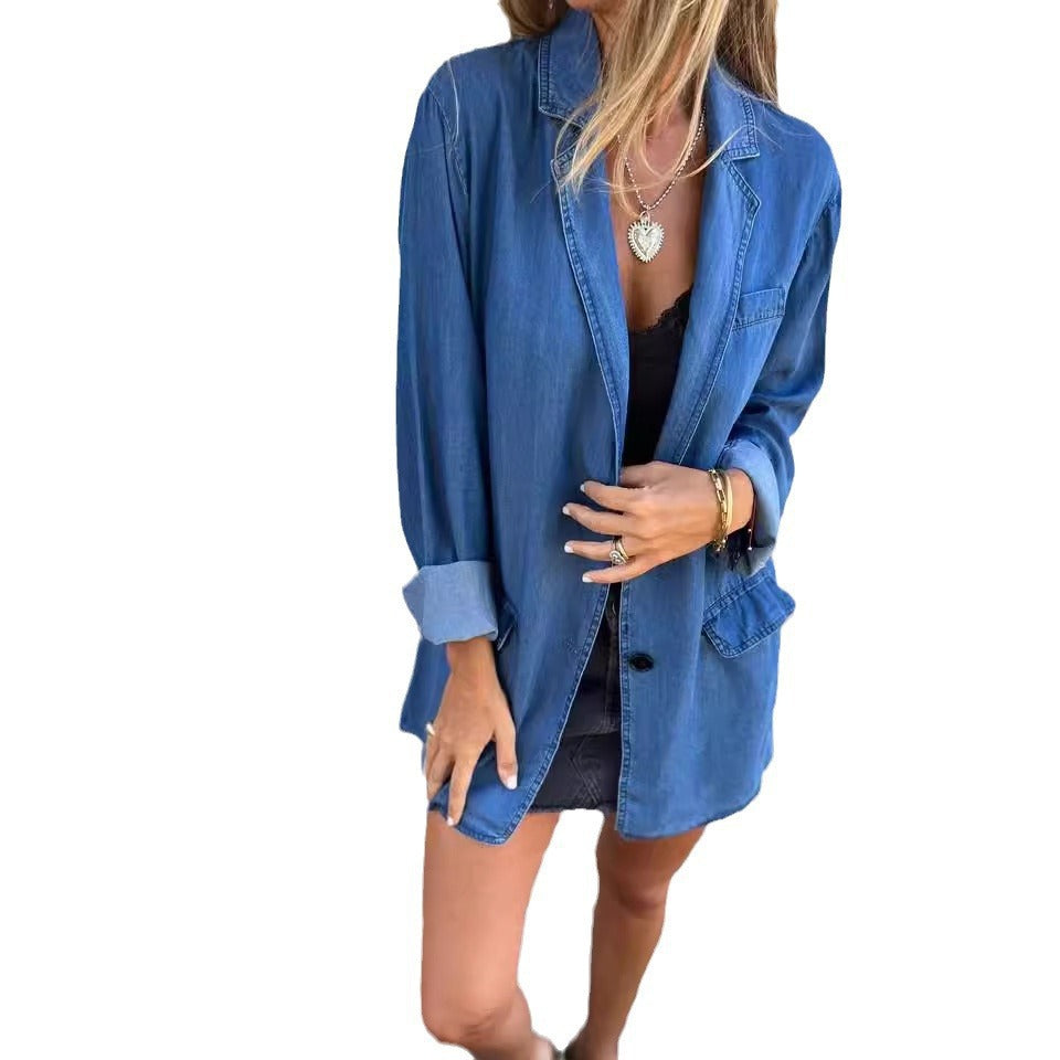 Dame avslappnad oversized blazer Eva Jonsson-Eva Jonsson