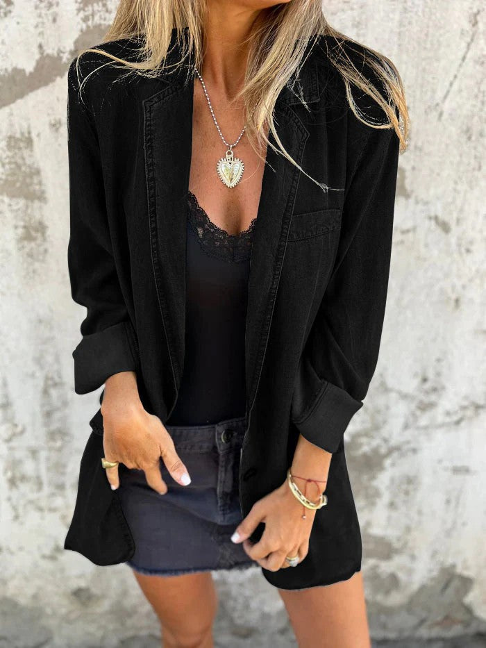 Dame avslappnad oversized blazer Eva Jonsson-Eva Jonsson