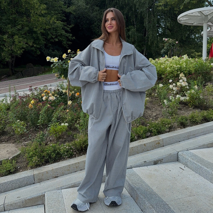 Dame avslappnad oversized fritidsdräkt Mirla-Eva Jonsson