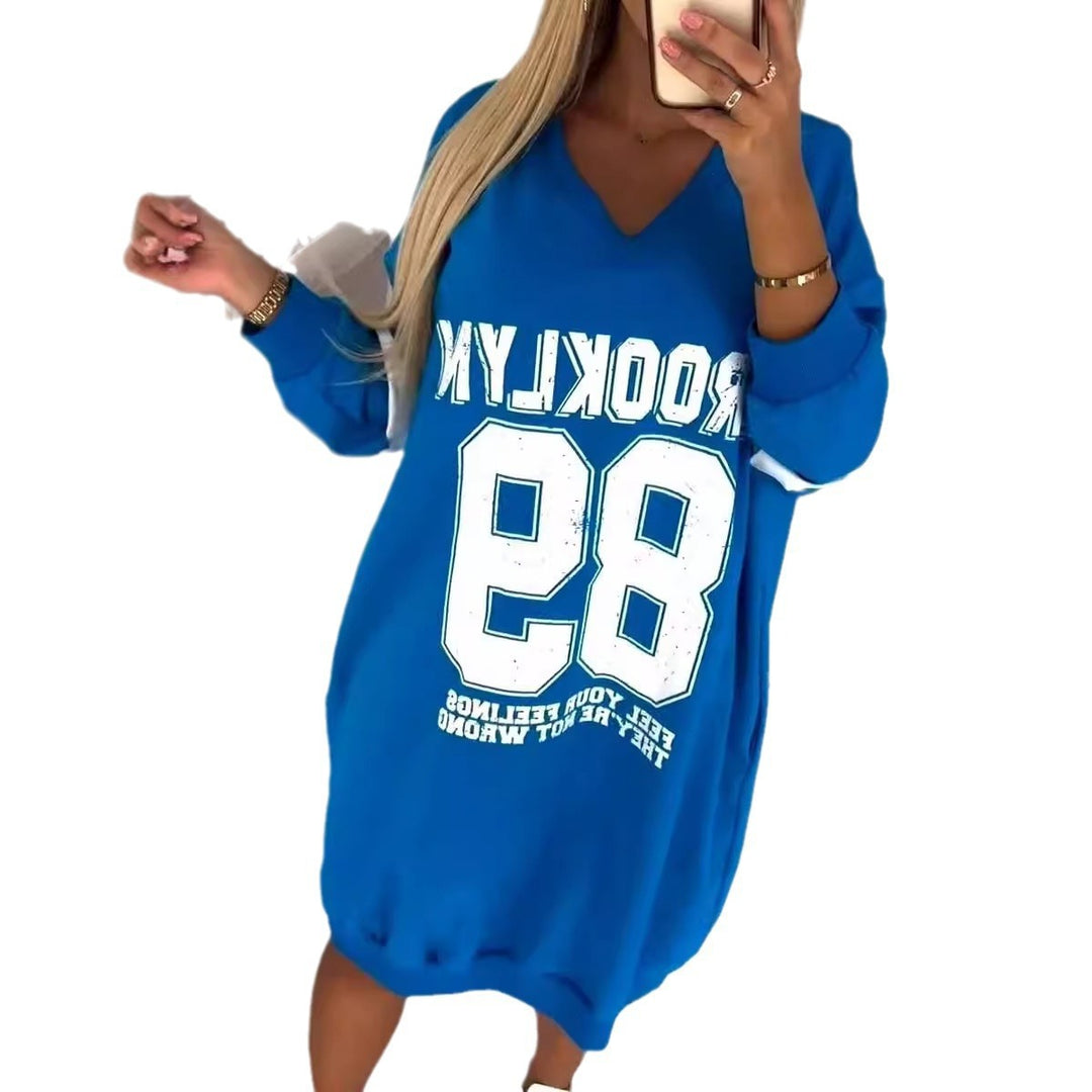 Dame avslappnad oversized hoodie klänning Mirla-Eva Jonsson