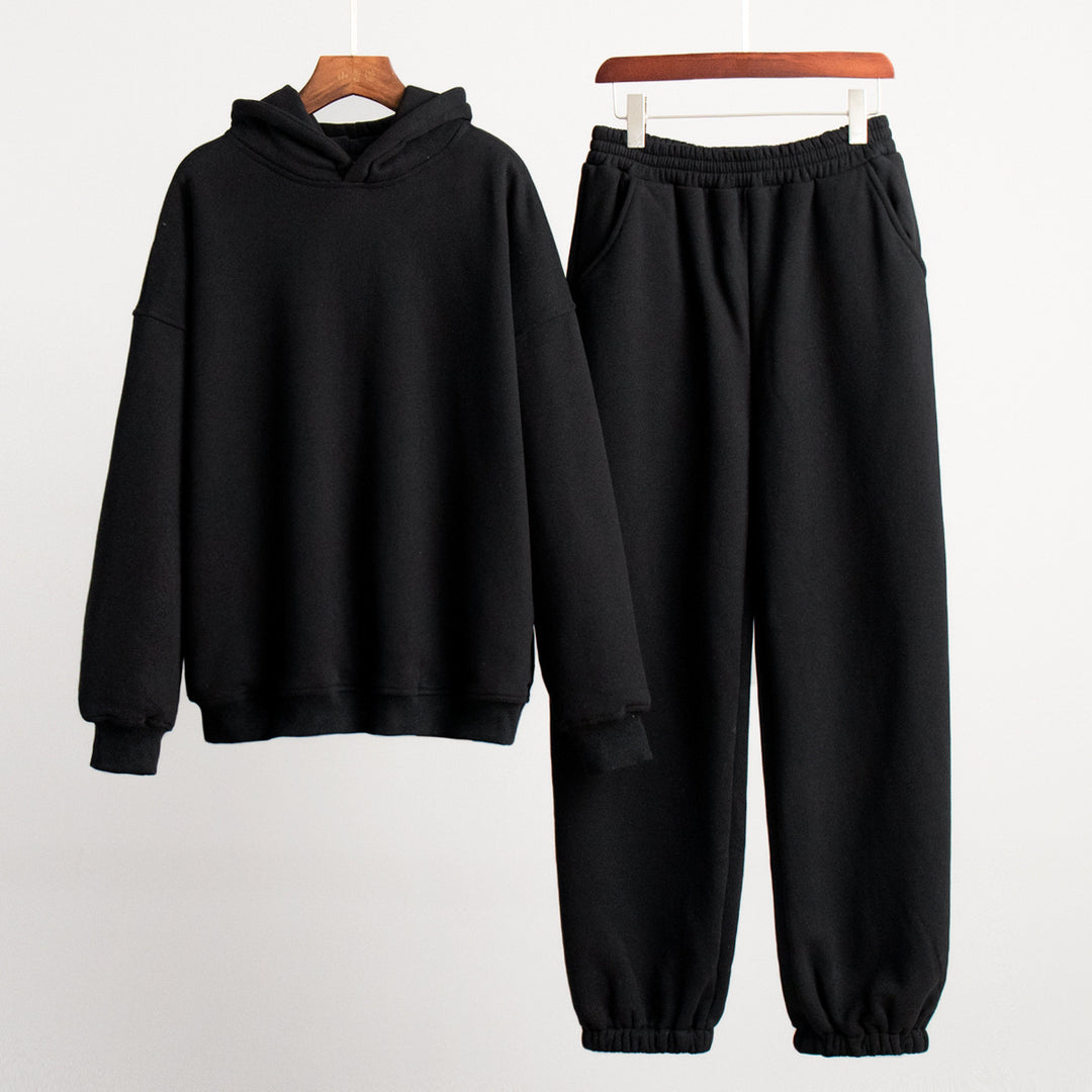 Dame avslappnad sweatshirt- och joggingbyxor-set Mirla-Eva Jonsson