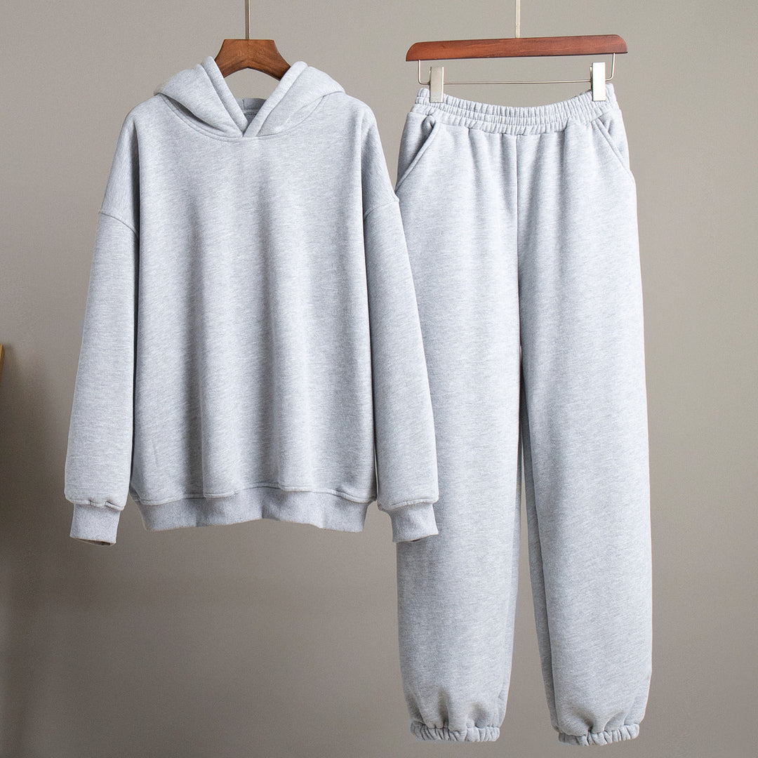Dame avslappnad sweatshirt- och joggingbyxor-set Mirla-Eva Jonsson