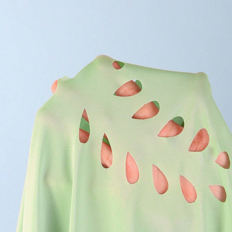 Dame baddräkt med elegant cut-out-design och matchande maxikjol Mirla-Eva Jonsson