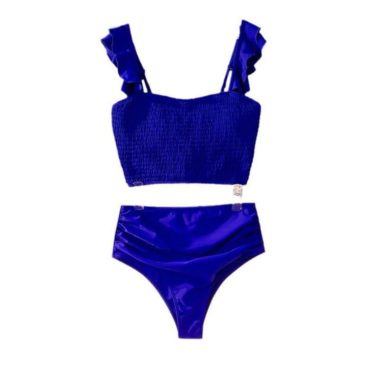 Dame bikini set med hög midja och eleganta volangdetaljer Mirla-Eva Jonsson