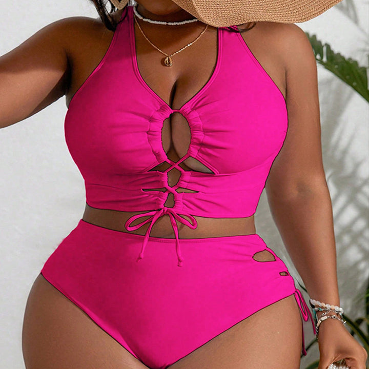 Dame bikini-set med lekfull rynkdesign och trendiga skärningar Mirla-Eva Jonsson