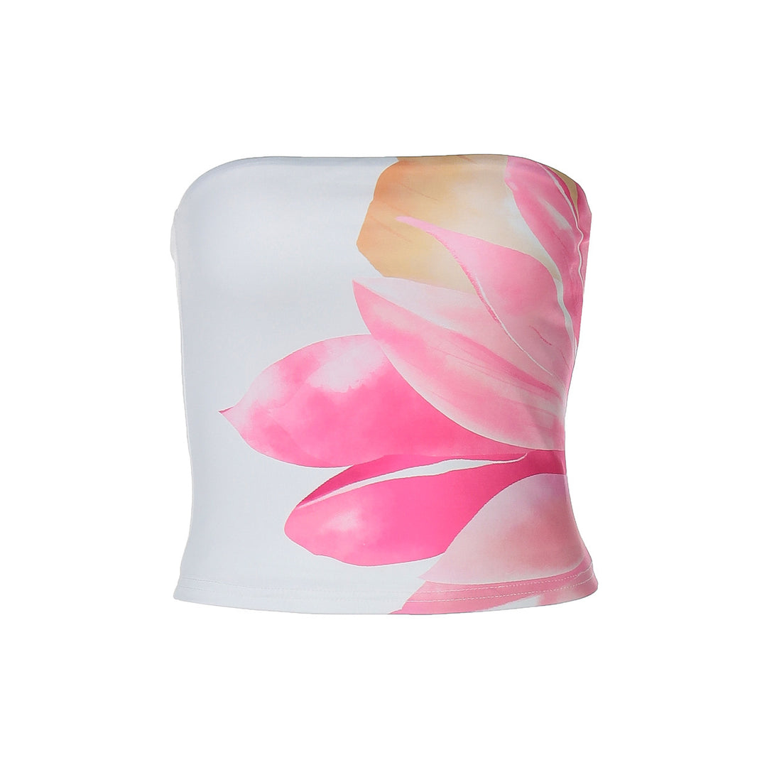 Dame blommigt bandeau top Mirla-Eva Jonsson