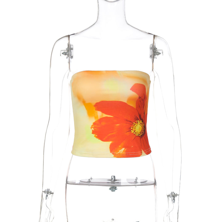 Dame blommigt bandeau top Mirla-Eva Jonsson