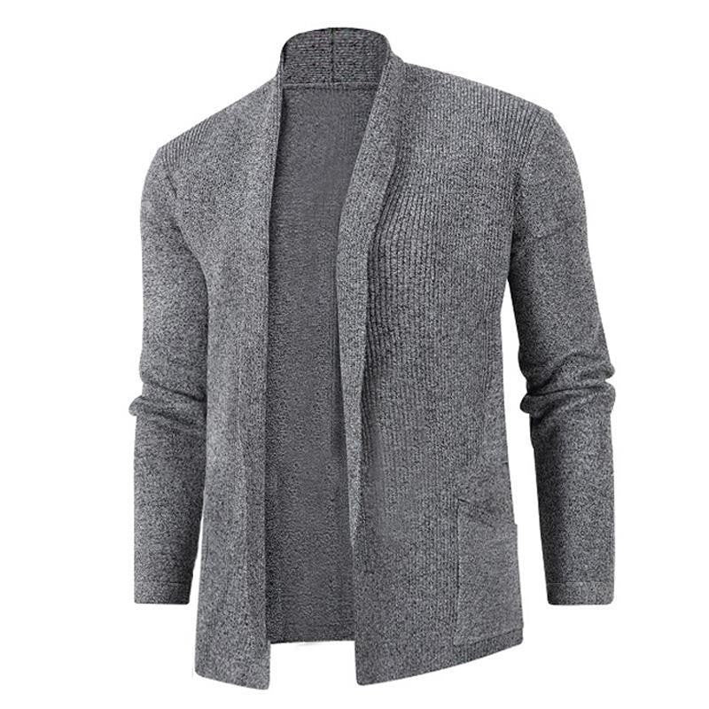 Dame cardigan med modern sjalkrag och sidofickor Mirla-Eva Jonsson