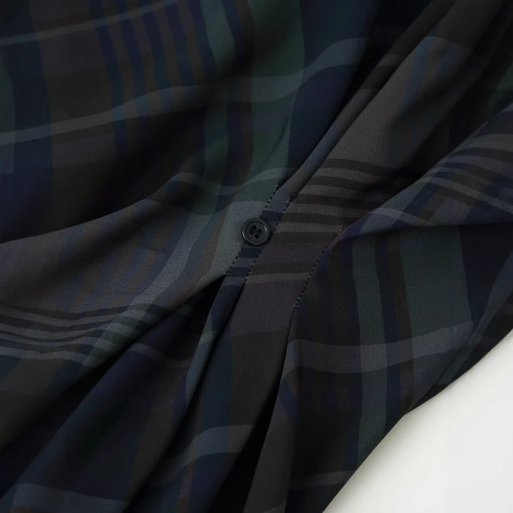 Dame carrot pants with modern check pattern and relaxed fit Mirla-Eva Jonsson