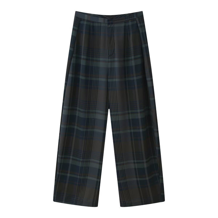 Dame carrot pants with modern check pattern and relaxed fit Mirla-Eva Jonsson