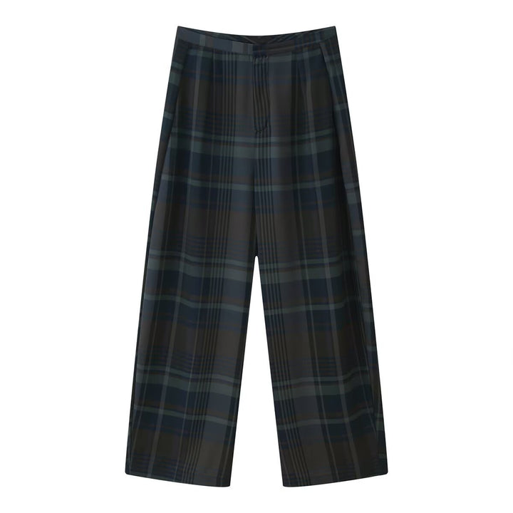 Dame carrot pants with modern check pattern and relaxed fit Mirla-Eva Jonsson