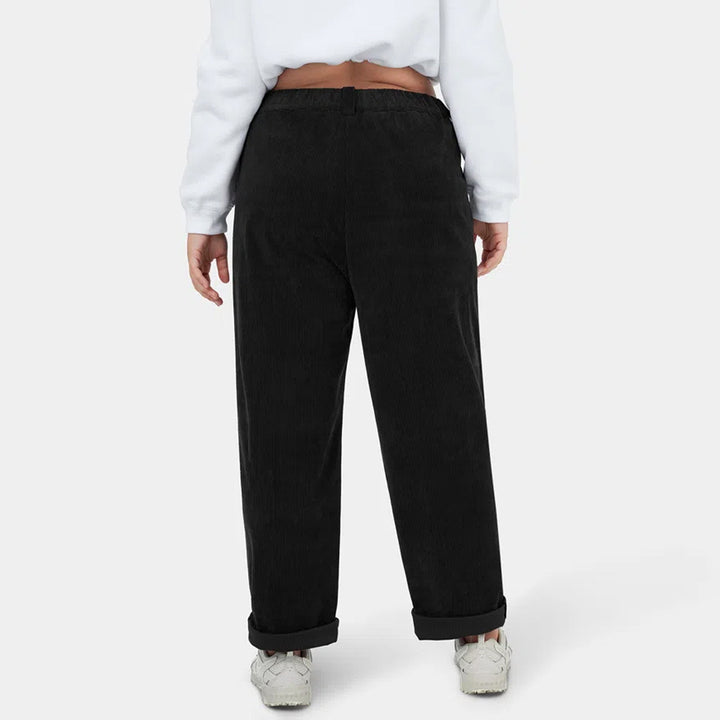 Dame cord trousers with wide leg and pleats Mirla-Eva Jonsson