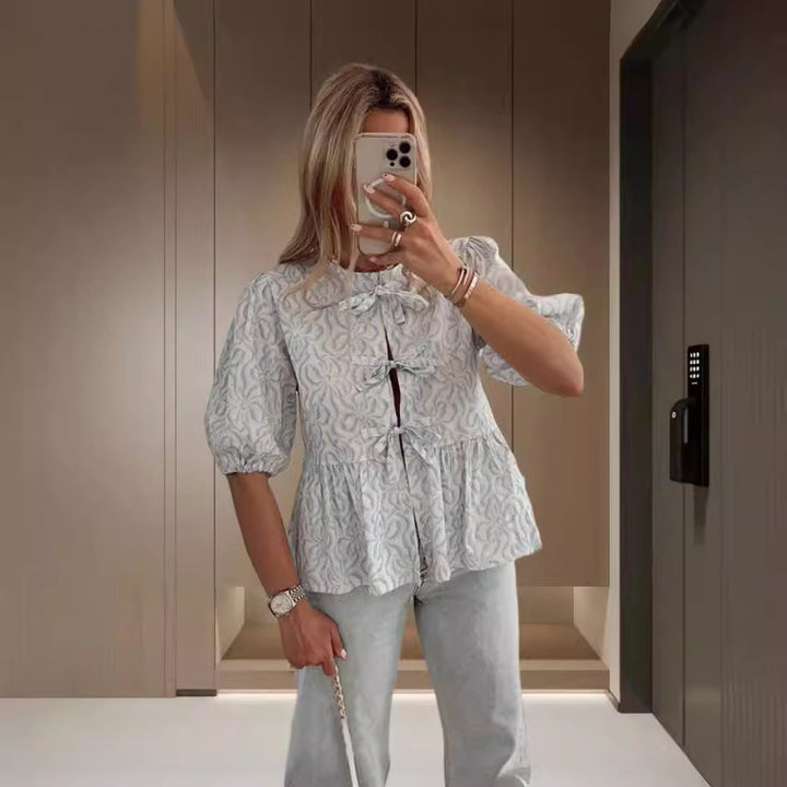 Dame djurmotiv blusjacka Mirla-Eva Jonsson