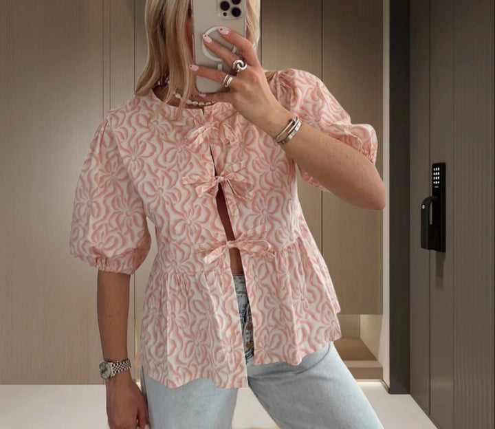 Dame djurmotiv blusjacka Mirla-Eva Jonsson