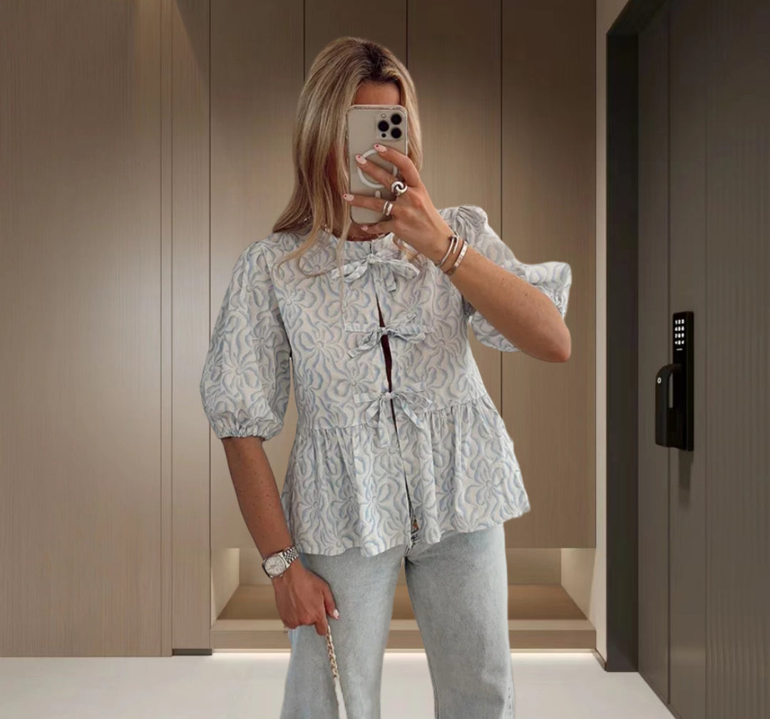 Dame djurmotiv blusjacka Mirla-Eva Jonsson